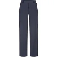 GREIFF Anzughose Greiff FLOW Damen Business Hose Palazzo Regular Stretch Marine