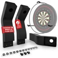König Design Dartscheibe Autodarts Kamerahalter für Winmau Plasma Scoringsystem Kamera OV9732, (3-tlg), einfache Montage mit Kabelführung