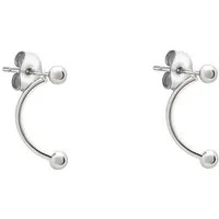 Liebeskind Berlin Paar Creolen Schmuck Geschenk Edelstahl Ohrringe The Berlin Style, Einhänger abnehmbar