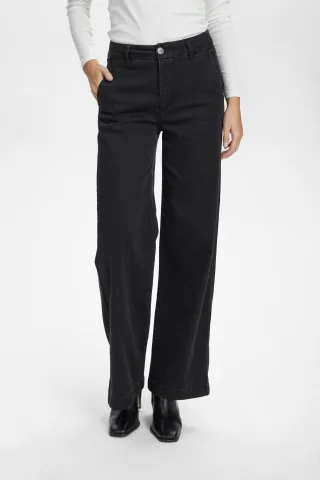 Nümph - NUAMBER PANTS LONG BLACK - Gr. - 40