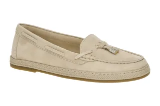 Gabor 85.223 Beige Oak Slipper Mokassin Bootsschuh Damen Lederschuhe