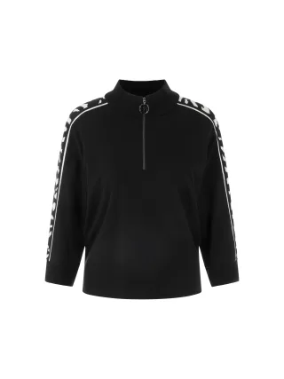 Marc Cain Sports - Weiter Pullover Rethink Together black - Gr. - 38