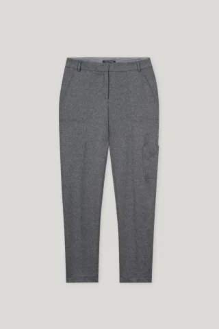 Luisa Cerano - Hosen Weiblich dark grey melange - Gr. - 36