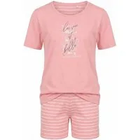 comtessa Schlafanzug Comte Kids (Set, 2 tlg., 2-teilig) Mädchen Pyjama Shorty Kurzarm Baumwolle