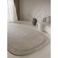 benuta Wollteppich Shape, Sonderform, Höhe: 6 mm, 100% Wolle, Teppich Wohnzimmer, Schlafzimmer, Esszimmer, Flur, Hygge