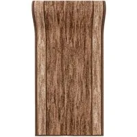 Mazovia Läufer Läufer Teppichläufer Brücke - Vorzimmer Küche - Braun, 67 x 100 cm, Kurzflor, Rutschfest, Meterware, Verschiedene Größen