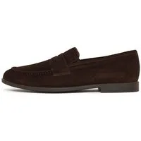 Derimod Lässige Loafer aus Veloursleder Loafer Echtes Leder, Lederfutter, Slip-On-Design, Klassischer Stil