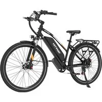 HITWAY E-Bike Cityrad 28 Zoll Elektrofahrrad 48V16Ah Akku max. 70-120km, 7 Gang shimano shimano Schaltwerk, Kettenschaltung, Heckmotor, 768 Wh, Pedelec E-Cityrad für Damen u. Herren mit APP NFC