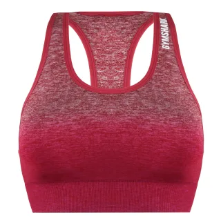 Gymshark nahtloser Frauen Ombre Burgund Sport Bra
