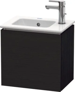 Duravit L-Cube Waschtischunterbau wandhängend Eiche Schwarz Matt 420x294x400 mm - LC6272R1616 LC6272R1616