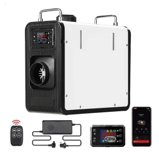 KROAK 12V 24V 5-8KW Air Diesel Heater Diesel Auxiliary Parking Heater with Bluetooth APP for Car RV Truck Motorhome