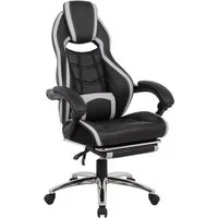 OTTO home Gaming-Stuhl Sprinta 1, Chefsessel mit ausziehbarer Fußstütze, komfortabel gepolstert mit vielen ergonomischen Funktionen