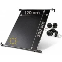 HAF Pool-Solarkollektor 1x Solarkollektor 300x120cm Poolheizung Solarheizung bis 20m³ Heizung, (Sonnenenergie für Ihren Gartenpool, Zur Verlängerung Ihrer Poolsaison), Ideal für Schwimmbad & Aufstellpool