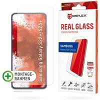 Displex Displayschutzglas Real Glass - Samsung Galaxy S22+/S23+, Displayschutzfolie Displayschutz kratzer-resistent 10H splitterfest
