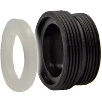 tecuro Anschlussstück Adapter Übergangsstück AG M 22x1 auf AG M 24x1, Kunststoff