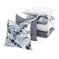 Amilian Bettnestchen 210 cm (6 Polster ca. 35 x 35 cm) Bettumrandung - Umrandungen, (Kissen als Nestchen, Kantenschutz), Umrandungen