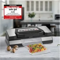 Caso Vakuumierer VRH 700 advanced Pro, Rollenbreite 2,5 cm, 130W, Inkl. 1 Rolle 20 x 300 cm, 1 Rolle 28 x 300 cm