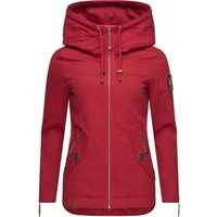 Navahoo Outdoorjacke Wekoo moderner Damen Übergangsparka aus Baumwolle mit Kapuze
