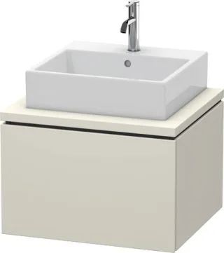Duravit L-Cube Konsolenwaschtischunterbau wandhängend Taupe Matt 620x547x400 mm - LC581009191 LC581009191