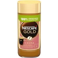NESCAFE Kaffee, Nescafe Gold Crema löslicher Kaffee circa 100 Portionen 200g
