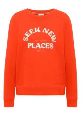Cecil - Sweatshirt orange - Gr. - S
