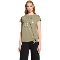 Betty Barclay Kurzarmshirt Damen mit Schleifenknoten (1-tlg)