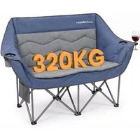 HOMECALL Campingstuhl Camping sofa Faltbar Karpfenstuhl Camping Couch Doppelter (1 St)
