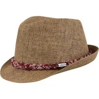 chillouts Strohhut Labasa Hat mit Metall-Emblem