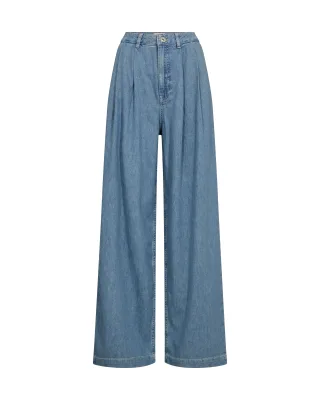 MOS MOSH - MMDagny Pleat Jeans light blue - Gr. - 27/34