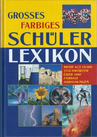 Grosses farbiges Schülerlexikon