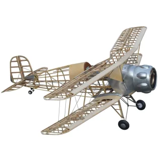 Tony Ray's Aero Model Bucker Bu133 1/5 Scale 1320mm Wingspan Balsawood RC Airplane Biplane Fixed-wing KIT