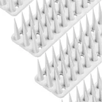 KONZEPT Taubenspikes Taubenabwehr Spikes Vogel, Katzen - für Balkon, Zaun - aus Kunststoff, 12-St., Gesamtlänge: 6 Meter, UV-beständig