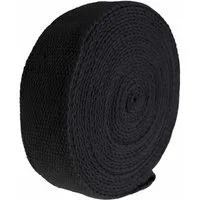 maDDma Webband 5m Gurtband 25mm 100% Baumwolle Gurtbänder Tragegurt Taschengurt, schwarz