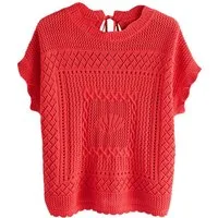 Next Stricktop Tank-Cover-up mit Muschelmuster (1-tlg)