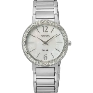 Seiko Silber Damen Armbanduhr SUP467P1