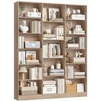 Homfa Bücherregal 188cm Standregal Büroregal Bücherschrank, mit 17 Fächern, 149x23,5x188cm