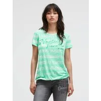 SOCCX Rundhalsshirt mit Gummizug im Saum