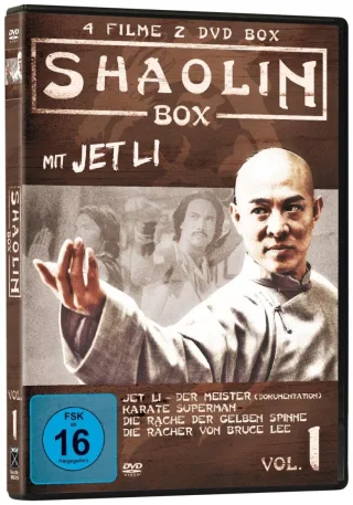 Shaolin-Box mit Jet Li *4 Filme auf 2 DVDs!*