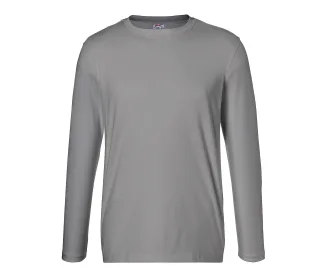 KÜBLER SHIRTS Longsleeve mittelgrau XS - 5025 6240-95-XS