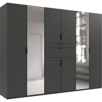 Wimex Drehtürenschrank Moldau Kleiderschrank mit Spiegel Schlafzimmerschrank Wähle deine Innenausstattung fertig konfiguriert im Schrank