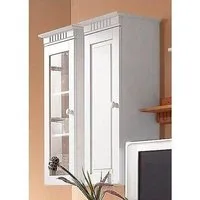 OTTO home Hängevitrine Cubrix, wahlweise mit oder ohne Glastür aus schönem massivem Kiefernholz, Breite 35 cm, Höhe 85 cm