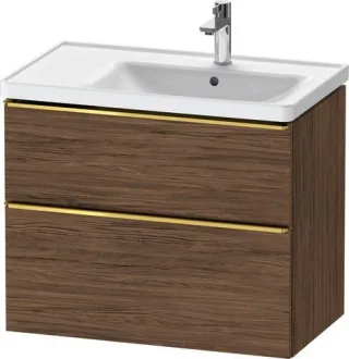 Duravit D-Neo Waschtischunterbau wandhängend Nussbaum dunkel Matt 784x452x625 mm - DE4358034210000 DE4358034210000