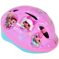 Volare Fahrradhelm Kinderhelm Kinder Schutzhelm Fahrrad Rad Helm Lol Surprise 1029, Verstellbar Kinnriemen, Belüftungsöffnungen, Extra leicht, Gr.:52-56cm