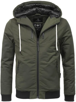 Navahoo Herren Jacke B623 – Stylische Übergangsjacke mit Fleece-Taschen & Wasserabweisendem Material