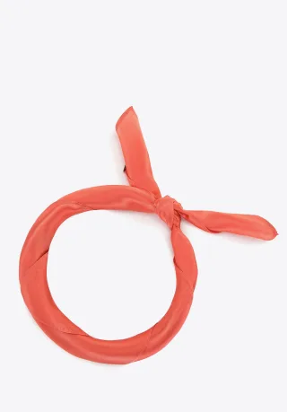Wittchen Damen Seidenschal, einfarbig orange