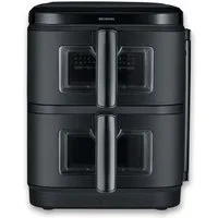 Severin Fritteuse FR 2468 Severin S-Fry Duo Stack Heißluftfritteuse, 2800 W