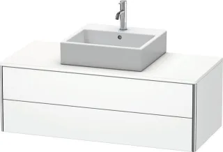 Duravit XSquare Konsolenwaschtischunterbau wandhängend Weiß Supermatt 1200x548x400 mm - XS491208484 XS491208484