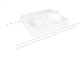 Kaldewei Aufsatzwaschtisch CENTRO, Modell 3057 ohne Überlauf 600x500mm, 903006033001 903006033001