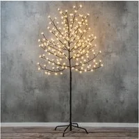 Kunstbaum Kirschblütenbaum, 180 LED Lichterbaum, Gravidus