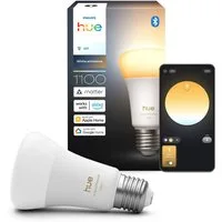 Philips Hue LED-Leuchtmittel White Ambiance 1100lm smarte Lampe, E27, 1 St., Farbwechsler, Vollspektrumlicht 1000K-20000K